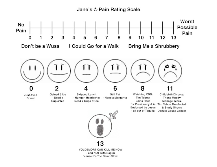 Jane's
                    Pain Scale